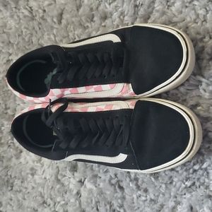 Pink Checkered Vans